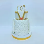Свадебный торт "Богема"