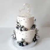 Свадебный торт "Хрустальное сердце"