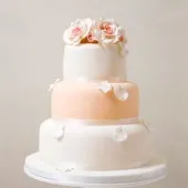 Свадебный торт "Персиковая свадьба"