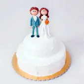 Свадебный торт "Молодая пара"