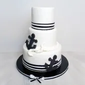 Свадебный торт "Морской"