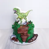 Детский торт с динозавром