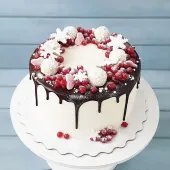 Торт с ягодами и Рафаэлло