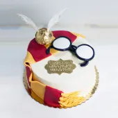 Торт "Снитч и очки Гарри Поттера"