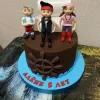 Детский торт "Маленькие пираты" (заказ_2541_1)