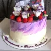 Акварельный торт с цветами и ягодами (заказ_2662_2)