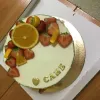 Торт с апельсинами и цветами (заказ_2730_1)